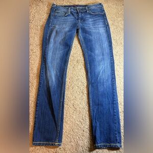 Vigoss Women’s 11 Blue Denim Jeans Low Rise Straight Leg